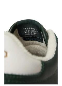 polo ralph lauren sneaker mancrt vulc iii-sneakers-low top lace - 816p15847001 new forest deckwash white