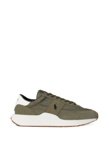 polo ralph lauren sneaker mantrain 89 pp-sneakers-low top lace - 809p15709004 cruise olive