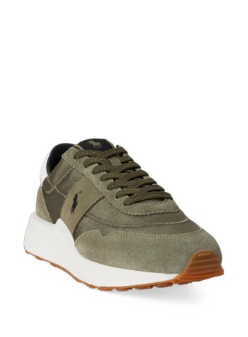polo ralph lauren sneaker mantrain 89 pp-sneakers-low top lace - 809p15709004 cruise olive 2