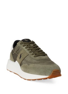 polo ralph lauren sneaker mantrain 89 pp-sneakers-low top lace - 809p15709004 cruise olive