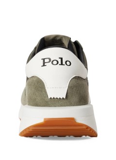 polo ralph lauren sneaker mantrain 89 pp-sneakers-low top lace - 809p15709004 cruise olive