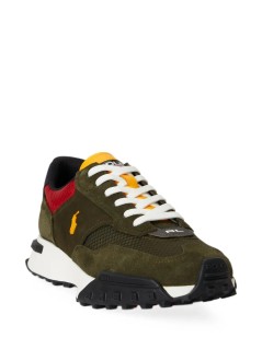 polo ralph lauren sneaker maneldridge-sneakers-low top lace - 809p17879001 estate olive multi
