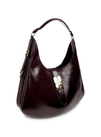 ganni handbag mujer kat large deep shine - c1040039 436 2
