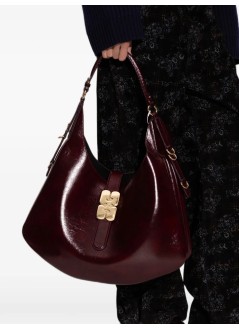 ganni handbag mujer kat large deep shine - c1040039 436