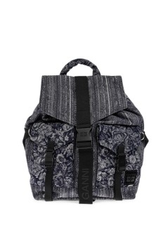 ganni luggage womanre-tech patchwork backpack - c2010004 077