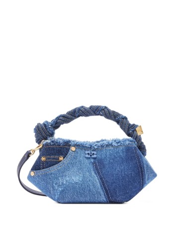 ganni crossbody mujer bou mini denim - b2100129 567