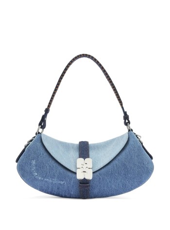 ganni handbag womanb-kat denim - b2060038 567