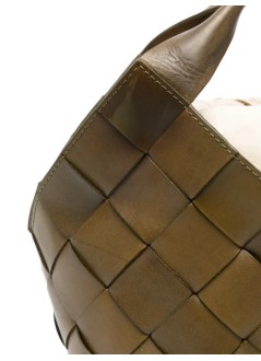 dragon diffusion handbag womanbotteghe - 8108 kaki