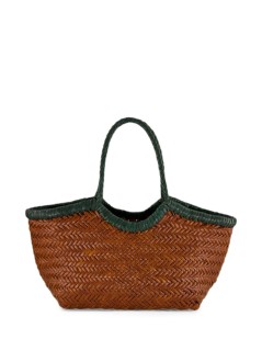 dragon diffusion handbag womannantucket small bi-colour - 8829bi tan forest