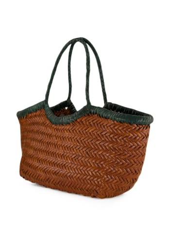 dragon diffusion handbag womannantucket small bi-colour - 8829bi tan forest 2