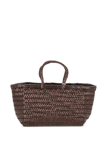 dragon diffusion handbag womanbamboo triple jump small - 8811 dark brown