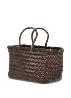 dragon diffusion handbag womanbamboo triple jump small - 8811 dark brown
