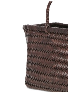 dragon diffusion handbag womanbamboo triple jump small - 8811 dark brown