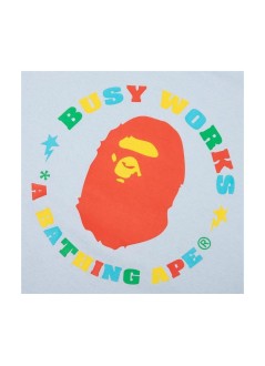 bape camiseta hombre colors busy works sta tee m - 001tem301027m sax