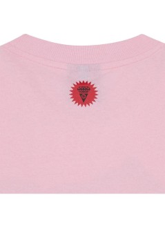 icecream t-shirt manhalf tone running dog t-shirt - icts26366 pink