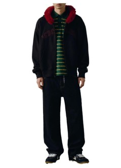 icecream denim manembroidered double scoop denim pants - icdp26373 black