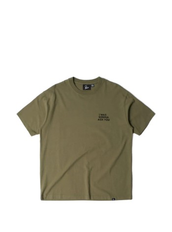 by parra t-shirt manwaiting for you t-shirt - 56110 green