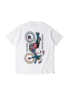 by parra t-shirt mannot another boat t-shirt - 56205 white
