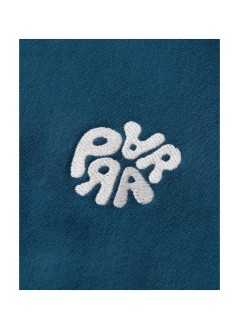 by parra sweater manballoon logo cross-grain crewneck - 56226 blue
