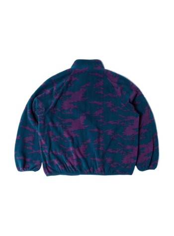 by parra sweater manpurple darwin camo fleece - 56255 blue 2