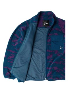 by parra sweater manpurple darwin camo fleece - 56255 blue