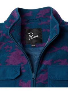 by parra sweater manpurple darwin camo fleece - 56255 blue