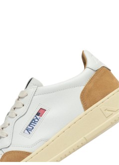 autry sneaker manmedalist low man ft10 soflea/sue wht/copper - aulmft10 ft10