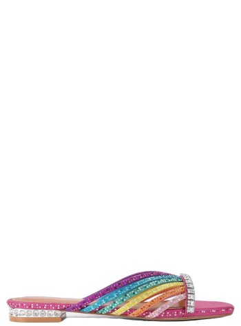 kurt geiger sandal womancrystal strap flat mule - 5853769609 69