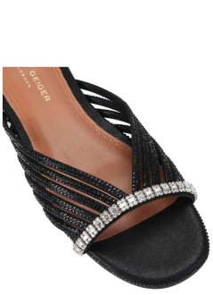 kurt geiger sandal womancrystal strap flat mule - 5853700609 00