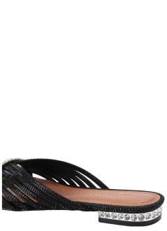 kurt geiger sandal womancrystal strap flat mule - 5853700609 00