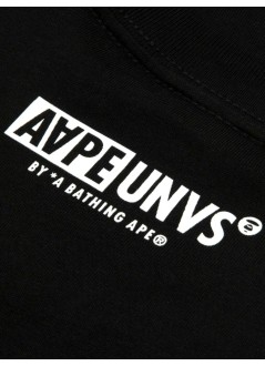 aape by a bathing ape t-shirt manaape  basic tee - aaptem1838xxqbkx bkx
