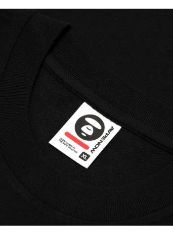 aape by a bathing ape t-shirt manaape heart aape now tee - aaptem1807xxqbkx bkx 2