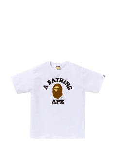 bape camiseta hombre college tee m - 001tem301001m white