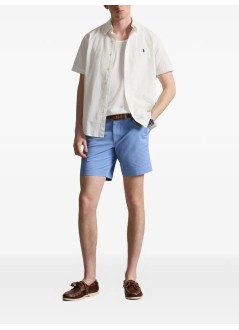 polo ralph lauren pantalon corto hombre straight fit cotton short - 710799213502 bristol blue