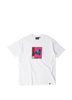 by parra t-shirt manthe hunted t-shirt - 56100 white