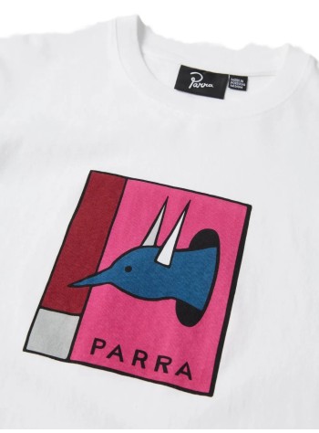 by parra t-shirt manthe hunted t-shirt - 56100 white 2