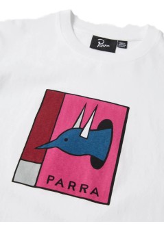 by parra t-shirt manthe hunted t-shirt - 56100 white