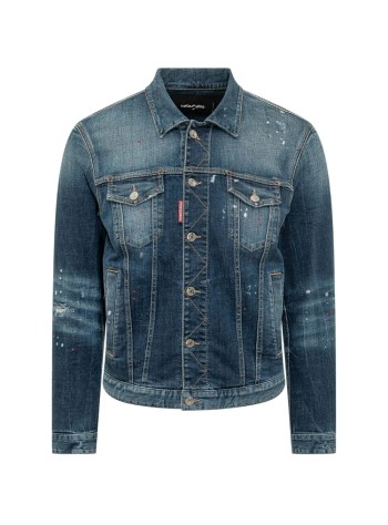 dsquared outerwear mandan jean jacket - s74am1693s30664 470