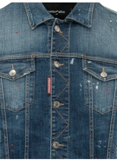 dsquared outerwear mandan jean jacket - s74am1693s30664 470