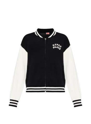 kenzo outerwear hombre kenzo paris emblem zip up cardigan - fg65ca8053ec 99j