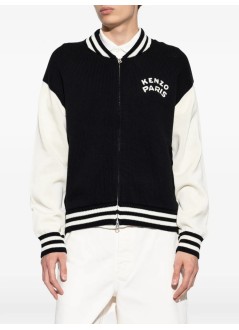 kenzo outerwear hombre kenzo paris emblem zip up cardigan - fg65ca8053ec 99j