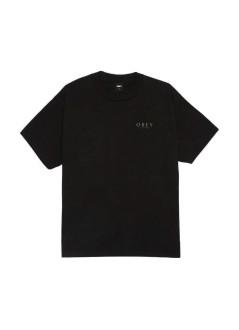 obey t-shirt manobey flores robus - 165264430 blk