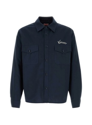 kenzo outerwear hombre kenzo varsity overshirt - fg65ch5489pk 76