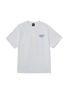 obey t-shirt manobey lucky cat - 165264443 wht