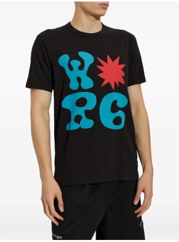 comme des garçons shirt t-shirt manmens t-shirt knit - frt002w26 black 2