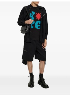 comme des garçons shirt t-shirt manmens t-shirt knit - frt002w26 black