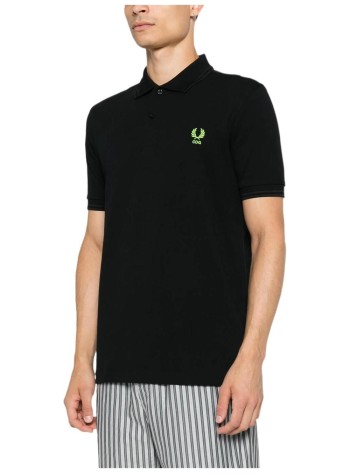 comme des garçons shirt polo manmens t-shirt knit - frt521w26 black 2