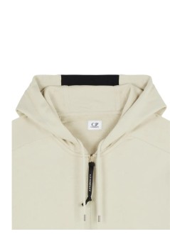 c.p.company sweater mandiagonal raised fleece hooded zip lens sweatshirt - 21cmss716a005086w 120