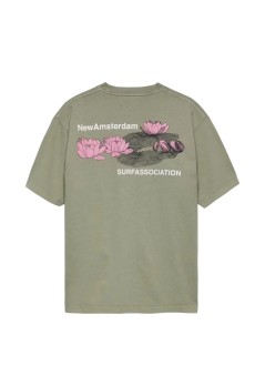 new amsterdam t-shirt manlilies tee sea - 2602094003 grass