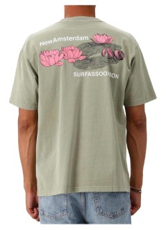 new amsterdam t-shirt manlilies tee sea - 2602094003 grass